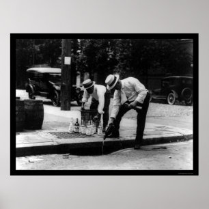 Slösande Whiskey Prohibition 1923 Poster