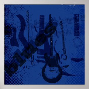 slösar gitarren poster