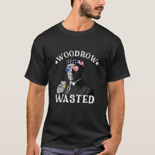 Slösat Patriotic Drinking President Woodro T Shirt