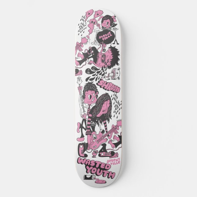 Slösat ungdom skateboard bräda 21,5 cm (Framsida)