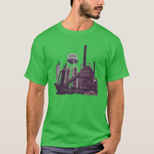 Sloss Furnace Birmingham Alabama Magiska Staden Öv T Shirt