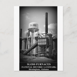 SLOSS FURNACES - National Historical Landmark Vykort