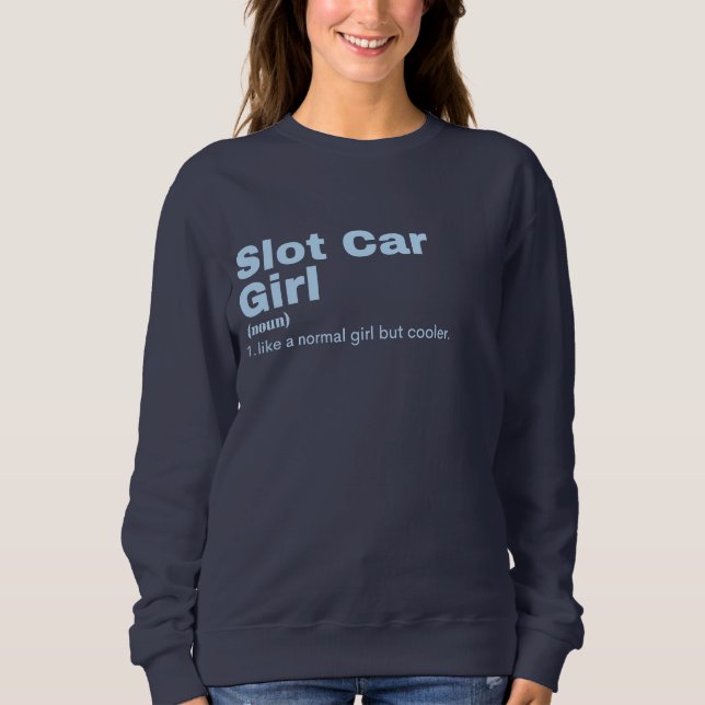 Slot Car Girl - Slot Car T Shirt (Framsida)
