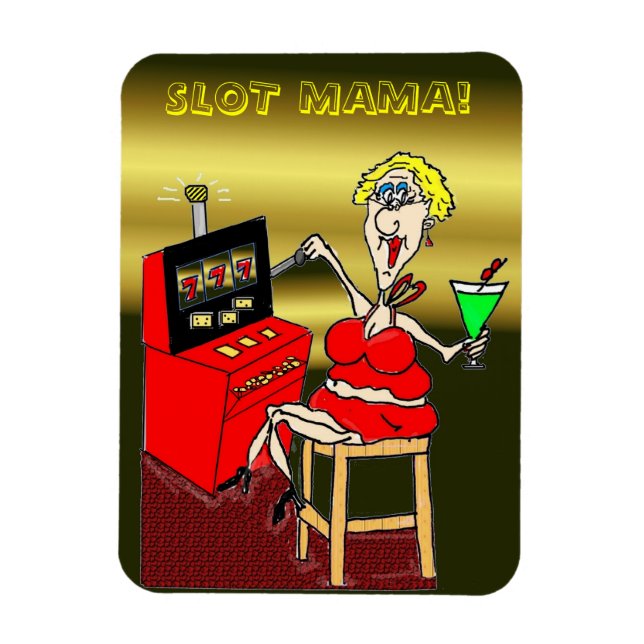 SLOT MAMMA LUCKY 7'S MAGNET (Vertikal)