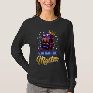 SLOT MASKIN MASTER Jackpot Hunter 777 Casino T Shirt