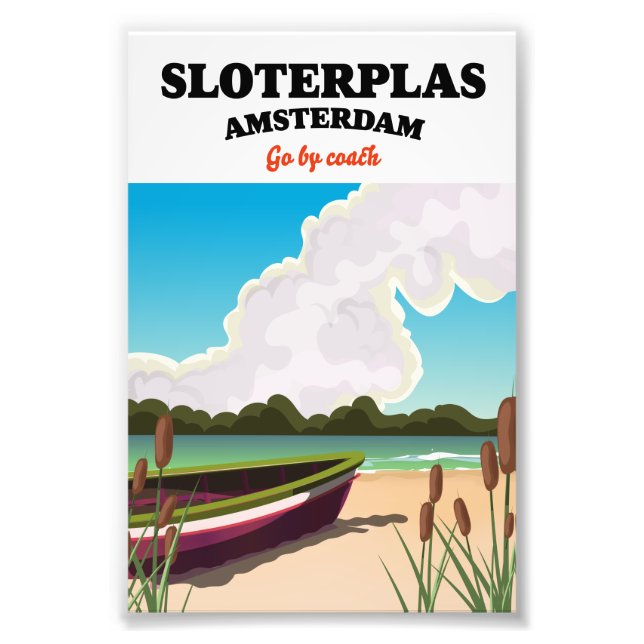 Sloterplas Amsterdam  Canvastryck Fototryck (Framsidan)