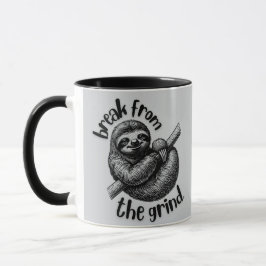Sloth 2 BFTG-kaffe Mugg