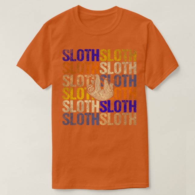 Sloth 4 t shirt (Design framsida)