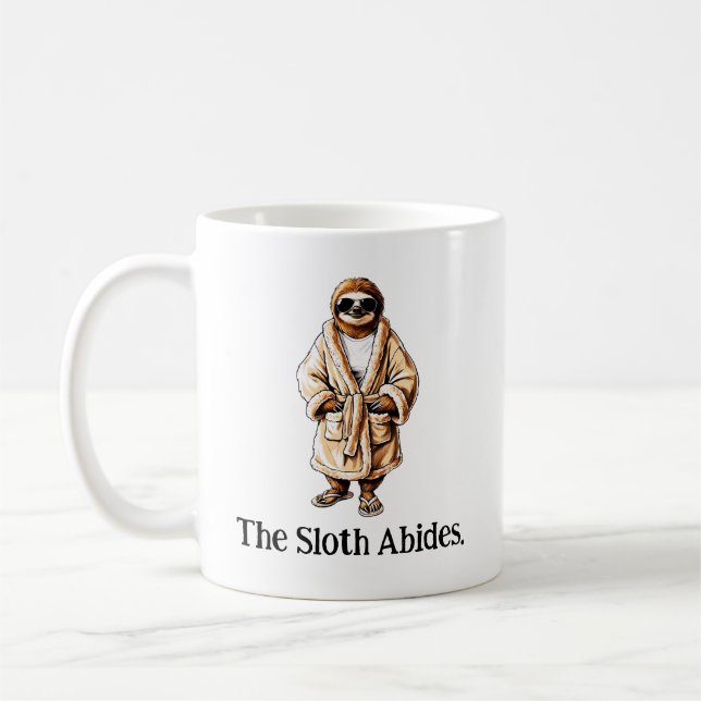 Sloth Abides. Kylning av långsam programvara Kaffemugg (Vänster)