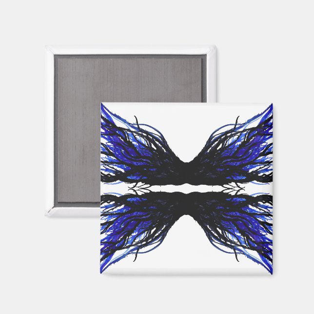 Sloth Abstract 7 Deadly Sins Alcohol Ink Art Magnet (Front/Back)