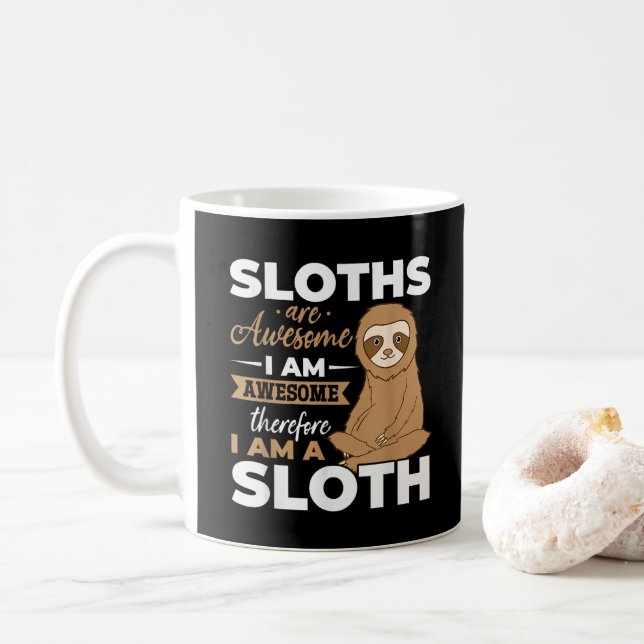 Sloth Animals Sloths är Fantastisk Kaffemugg (Med munk)