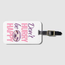 Sloth ansikte skyndar sig inte att vara lycklig ro bagagebricka