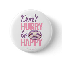 Sloth ansikte skyndar sig inte att vara lycklig ro