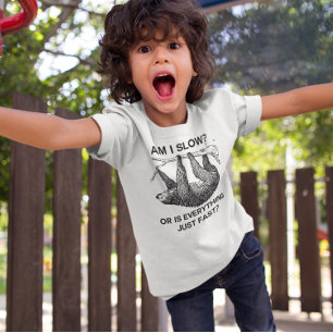 Sloth är jag långsam? t shirt