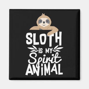 Sloth är mitt Andlig-djur Magnet