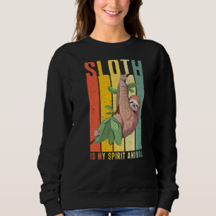Sloth är mitt andliga djur Lazy Cute Sloth T Shirt