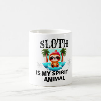 Sloth är mitt andningsdjur - Cute Coffee Mugg