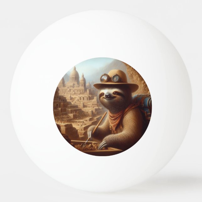 Sloth Archeolog Pingisboll (Framsidan)