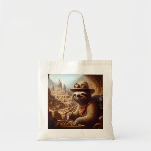 Sloth Archeolog Tygkasse (Framsidan)
