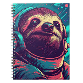 Sloth Astronaut Anteckningsbok