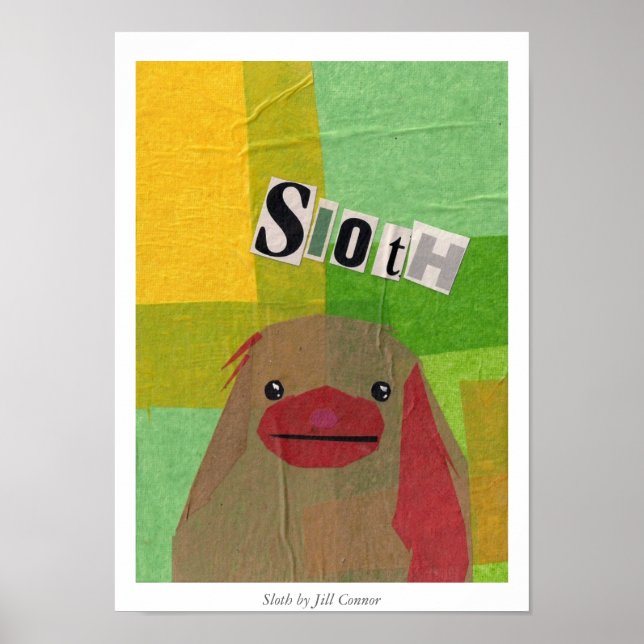 Sloth av Jill Connor Poster (Framsidan)