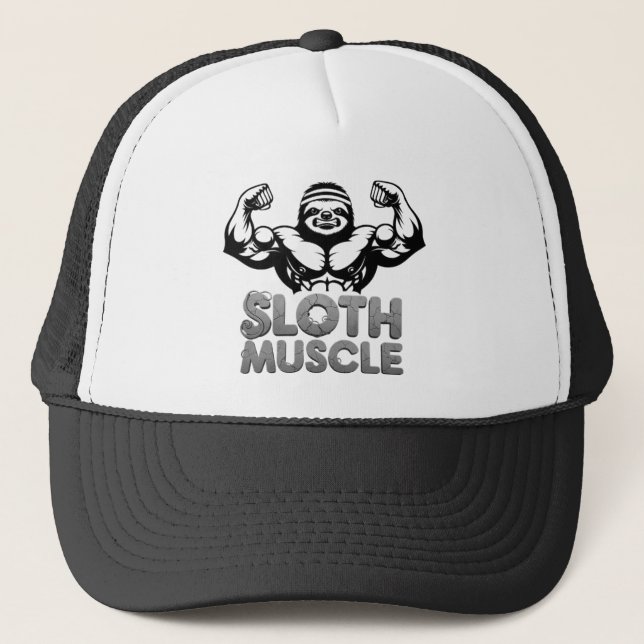 SLOTH BÄRA Truckerkeps (Framsida)
