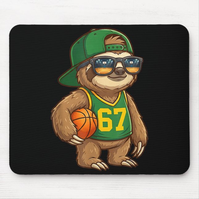 Sloth Basketball 67 Gen Alpha Slang Srts Men Boys  Musmatta (Framsidan)