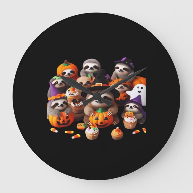 Sloth BeSnyval laziness Classic T-Shirt Stor Klocka (Framsida)