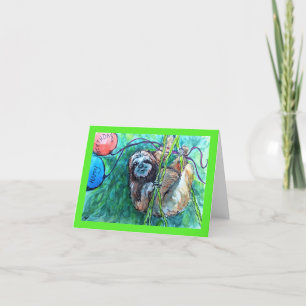 Sloth Birthday Card Tack Kort