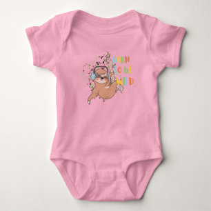 Sloth Born ska vara Vild baby BodyKostymer T Shirt