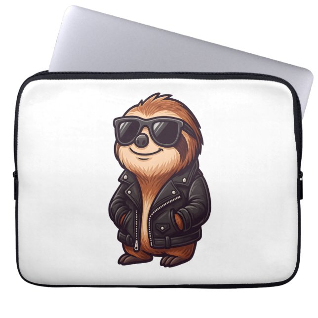 Sloth Chill Mood Laptop Fodral (Framsidan)