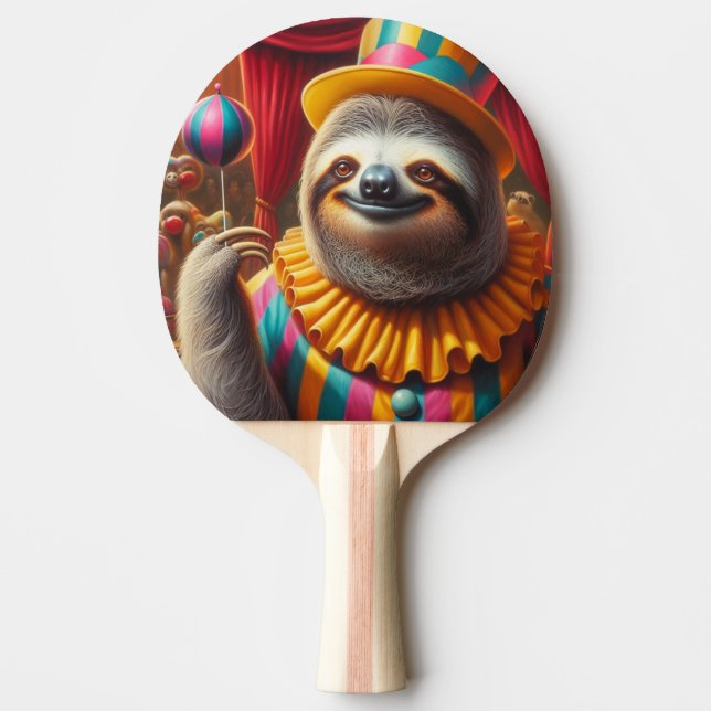 Sloth Clown Pingisracket (Framsidan)