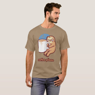 Sloth Coffee, tack T-shirt