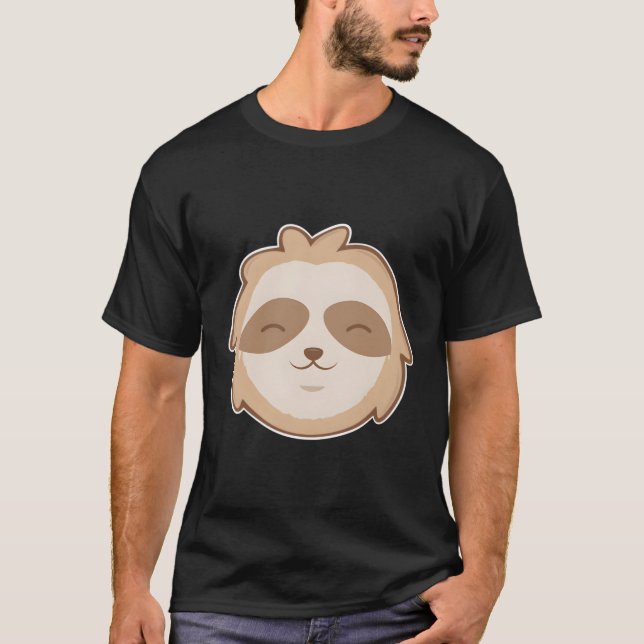Sloth Comfy Costa Rica Three Toe Sloth T Shirt (Framsida)
