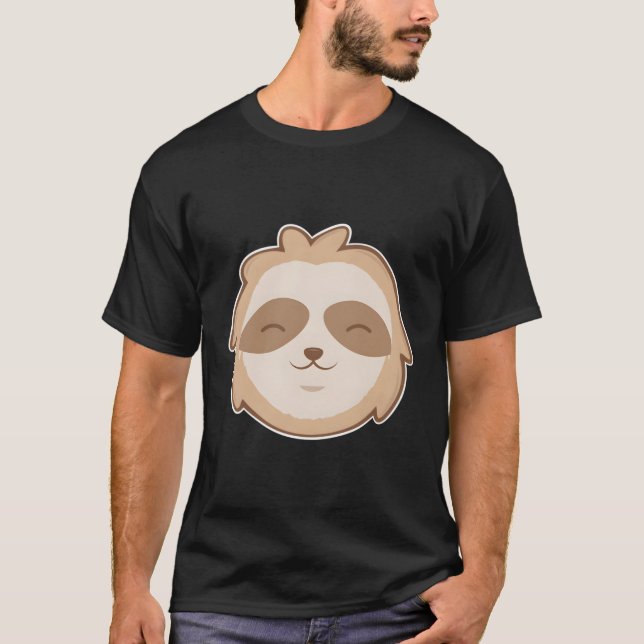 Sloth Comfy Costa Rica Three Toe Sloth T Shirt (Framsida)