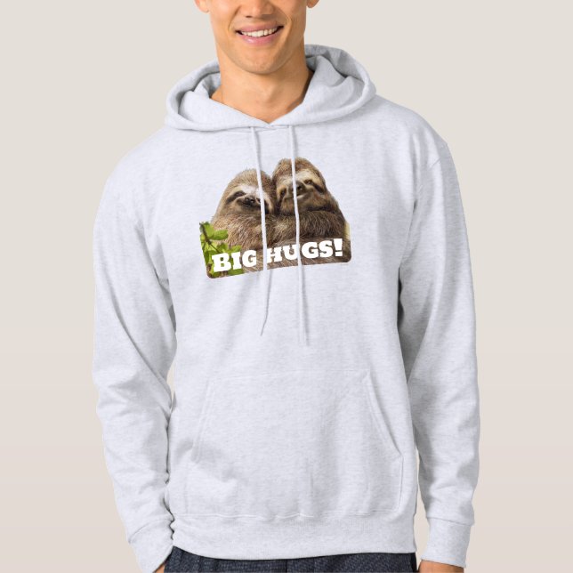 Sloth Couple Hoodie (Framsida)