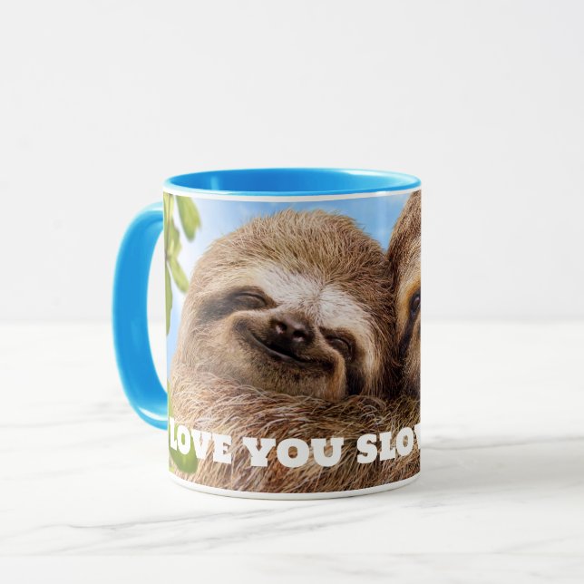 Sloth Couple Mugg (Framsida vänster)