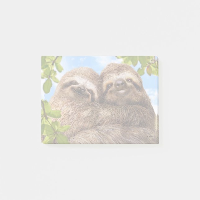 Sloth Couple Post-it Block (Framsida)