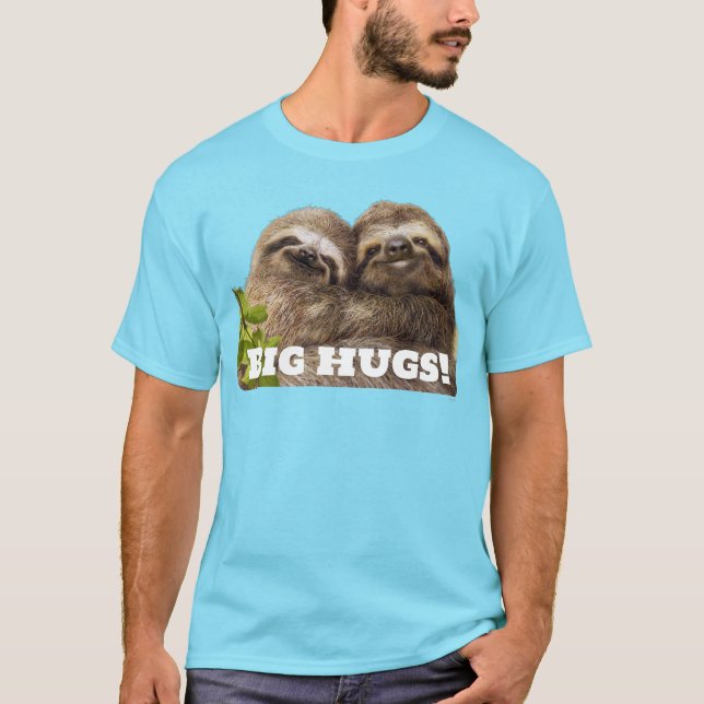 Sloth Couple T Shirt (Framsida)