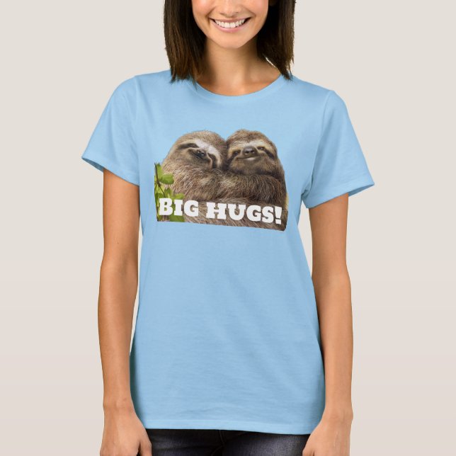 Sloth Couple T Shirt (Framsida)