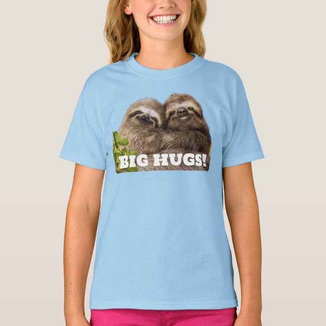 Sloth Couple T Shirt (Framsida)