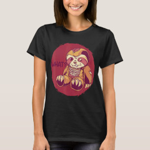 Sloth Creepy Horror Murderous Sloths What T Shirt