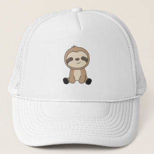 Sloth Cute Animals För barn Funny Sloths Keps