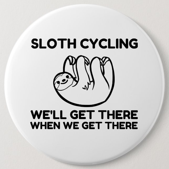 SLOTH CYCLING KNAPP (Framsida)