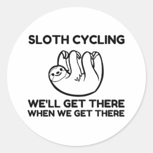SLOTH CYCLING RUNT KLISTERMÄRKE