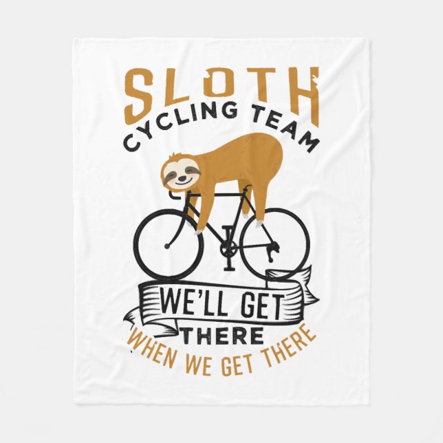 Sloth Cycling Team Fleecefilt (Framsidan)