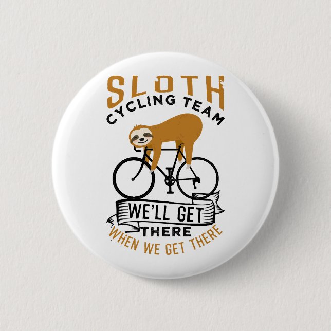 Sloth Cycling Team Knapp (Framsida)