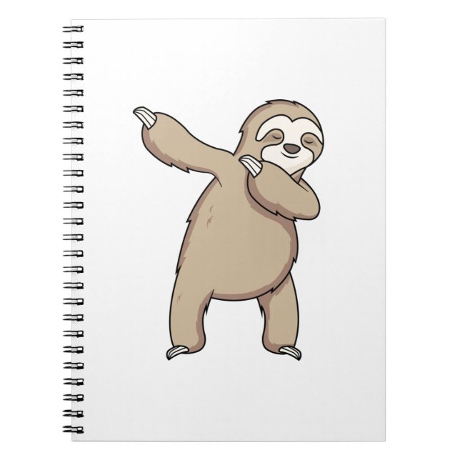 Sloth Dab Anteckningsbok (Framsidan)