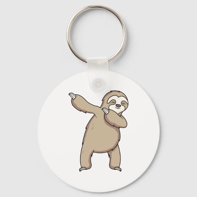 Sloth Dab Nyckelring (Framsida)