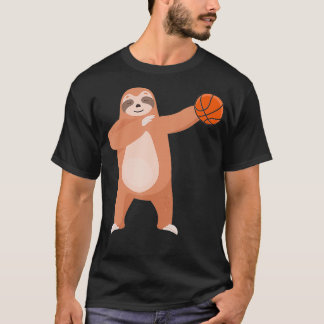 Sloth Dabbing Basketball Players T Shirt
